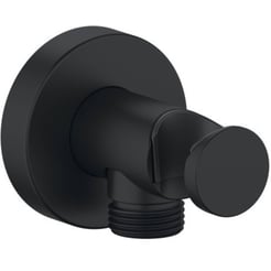 Duravit Wandaansluitbocht Mat Zwart