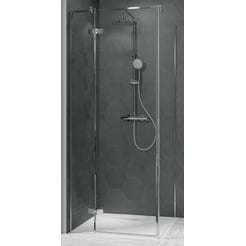 Ben Vivid Draaideur links 90x200 cm Chroom Helder Glas