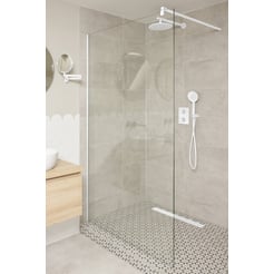 Ben Vivid Inloopdouche 120x200 cm Mat Wit