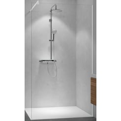 Ben Vivid Inloopdouche 140x200 cm Mat Wit