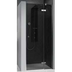 Ben Vivid Nisdraaideur rechts 120x200 cm Geborsteld Nikkel Grijs Glas