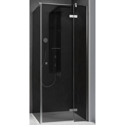 Ben Vivid Zijwand 120x200 cm Geborsteld Nikkel Grijs Glas