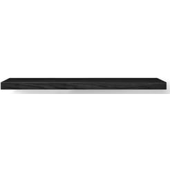 Looox Wooden Base Shelf Solo Wastafelblad 140x46x7 cm Black