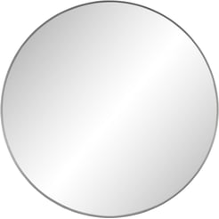 Ben Mimas Spiegel Ø 100 cm Geborsteld Metal Black
