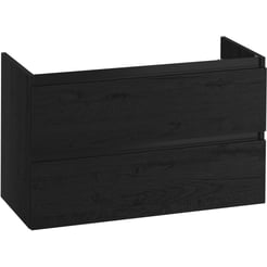 Saniselect Guarda Wastafelonderkast 100x39,5x60 cm Eiken Zwart