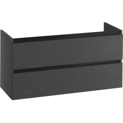 Saniselect Guarda Wastafelonderkast excl. greep 120x50,5x60 cm Gebrand Zwart
