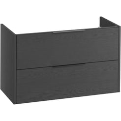 Saniselect Luca Wastafelonderkast 100x45x60 cm Gebrand Zwart