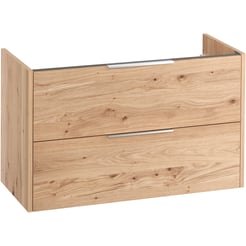 Saniselect Luca Wastafelonderkast 100x45x60 cm Naturel Eiken