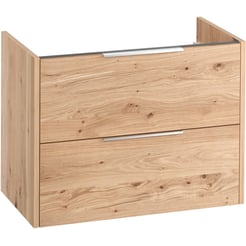 Saniselect Luca Wastafelonderkast 80x39,5x60 cm Naturel Eiken