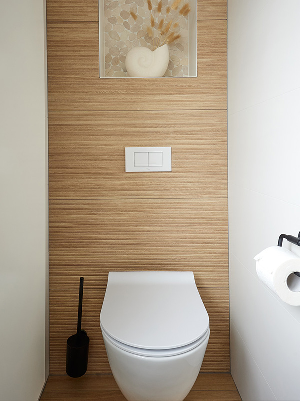 Houten toilet