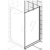 Ben Futura Zijwand 80x200cm Chroom / Helder Glas