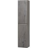 Ben Limara Hoge kast Links, 35x29x165 cm, Cape Elm/Aluminium