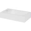 Saniselect Square Fontein 40,5x22x9 cm 1Kgr. Links Wit