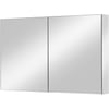 Ben Vario spiegelkast,2 gelijke delen,120x14x75cm, spiegelmelamine omtrokken zijpanelen