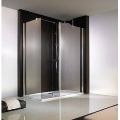 Duschprofi Walk-in Atelier vrijstaande zijwand 90x200cm Chroom / Helder Glas
