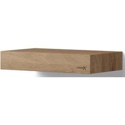 Looox Wooden Mini Base Shelf Planchet 40 cm Eiken Old Grey