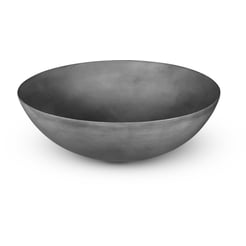 Looox Ceramic Raw Waskom Ø 40x15 cm Dark Grey