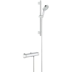 Grohe New Grohtherm 2000 Douchethermostaat met Power&amp;Soul Doucheset Chroom