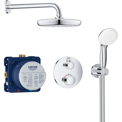 Grohtherm Perfect Shower Set Rond met Tempesta 210 mm Chroom
