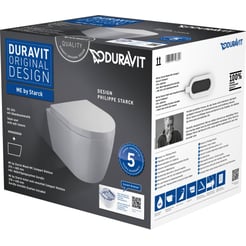 Duravit Me By Starck toilet pack Rimless 36x48x35cm wit