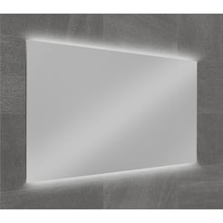 Ben Vario Spiegel Fiano incl. 2x LED verlichting (onder/boven) met schakelaar 100x75x4cm