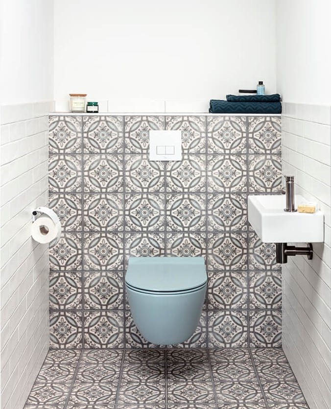 auteur Moreel onderwijs huiswerk maken Compleet toilet met tegels koop je bij Sanidirect - Sanidirect