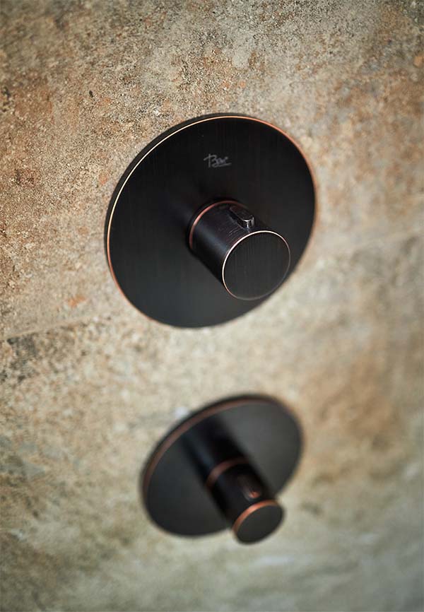 Luxe zwart bronzen details