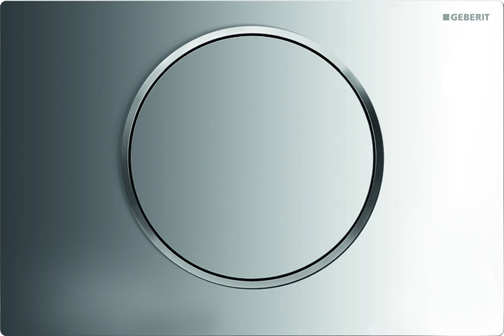 Geberit Sigma 10 bedieningsplaat kleuren:plaat/ring/knop Chroom-Matchroom-Chroom