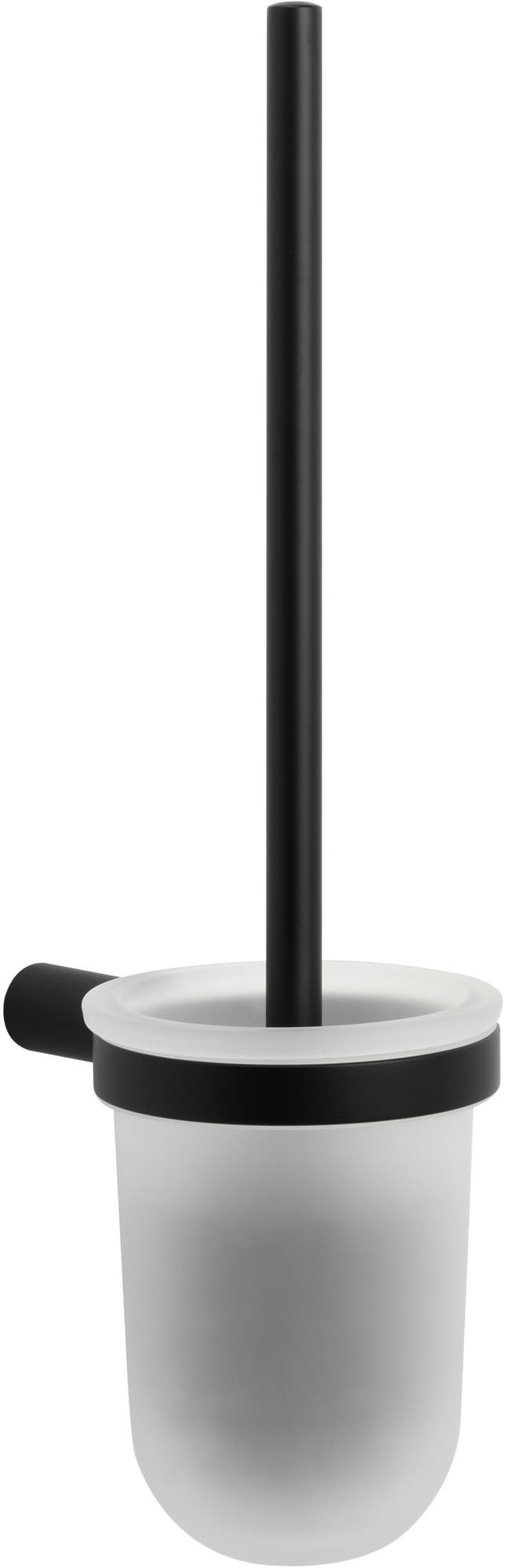 Saniselect Black Closetborstelgarnituur 9,2x13,7x35 cm mat zwart