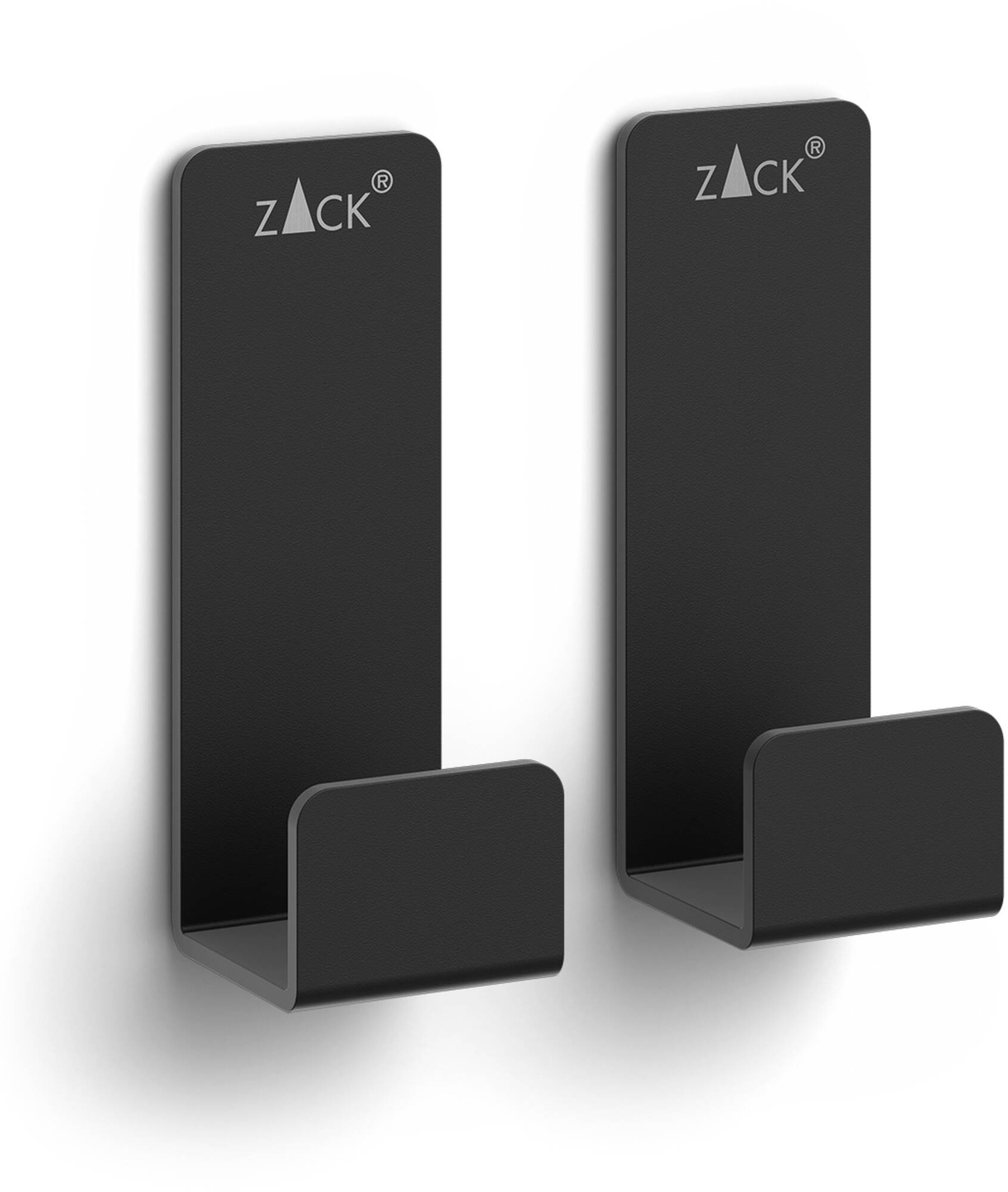 ZACK Potes Handdoekhaken 2x2x5,5 cm Zwart