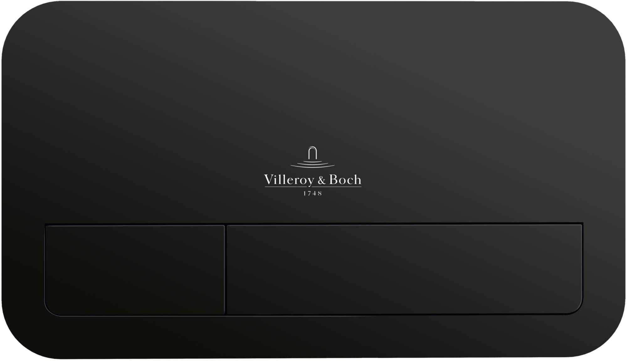 Villeroy & Boch ViConnect WC-bedieningsplaat 25,3x1x14,5 cm Black Matt