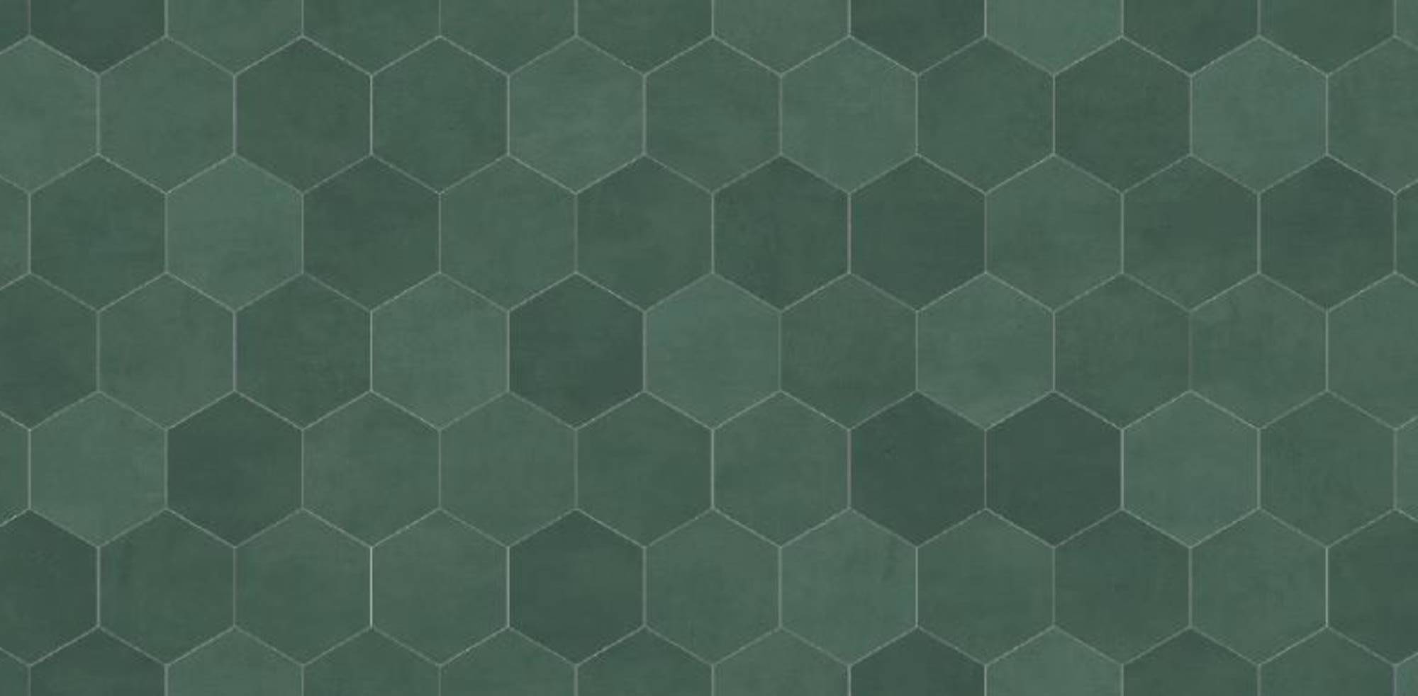 Duschprofi RenoDeco Designpaneel 150x255 cm Hexagon Groen