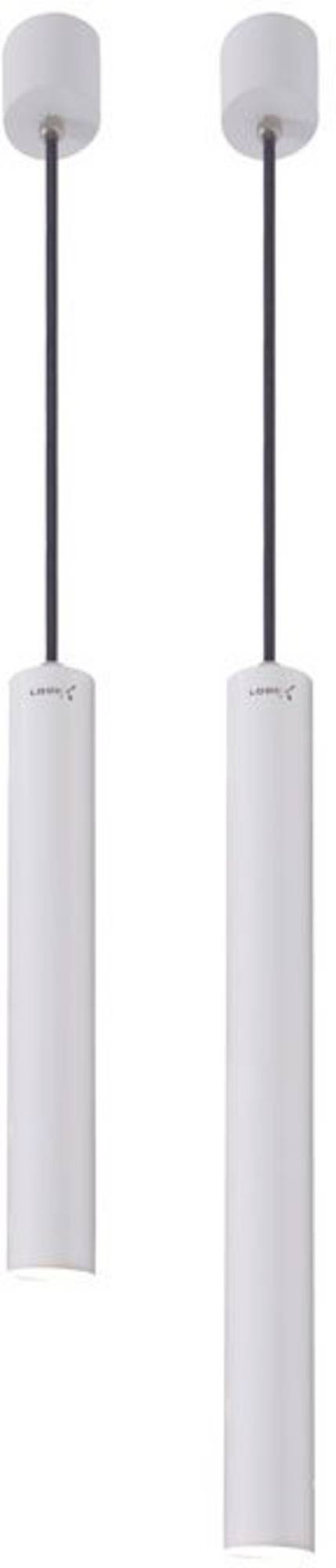 Looox Light Collection 2 badkamer hanglampen 25 en 40 cm mat wit