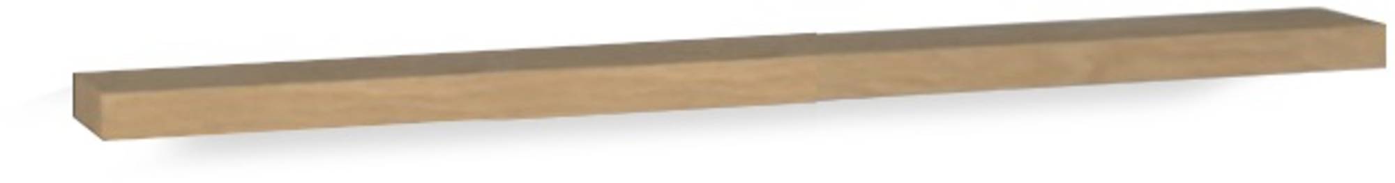 Pure Wood massief eiken planchet 80x12x3cm Old grey