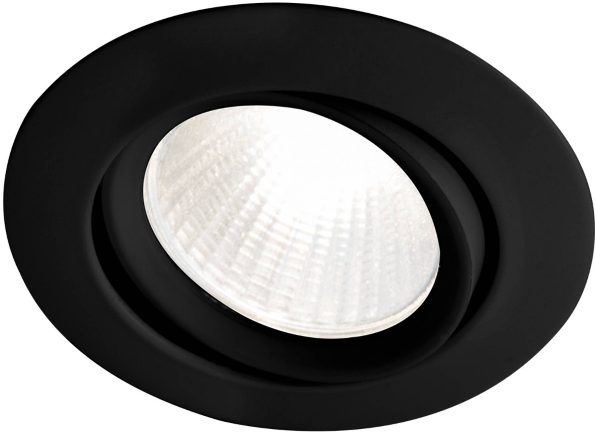 Ben Oval inbouwspot LED 8,2x4,2 cm Zwart