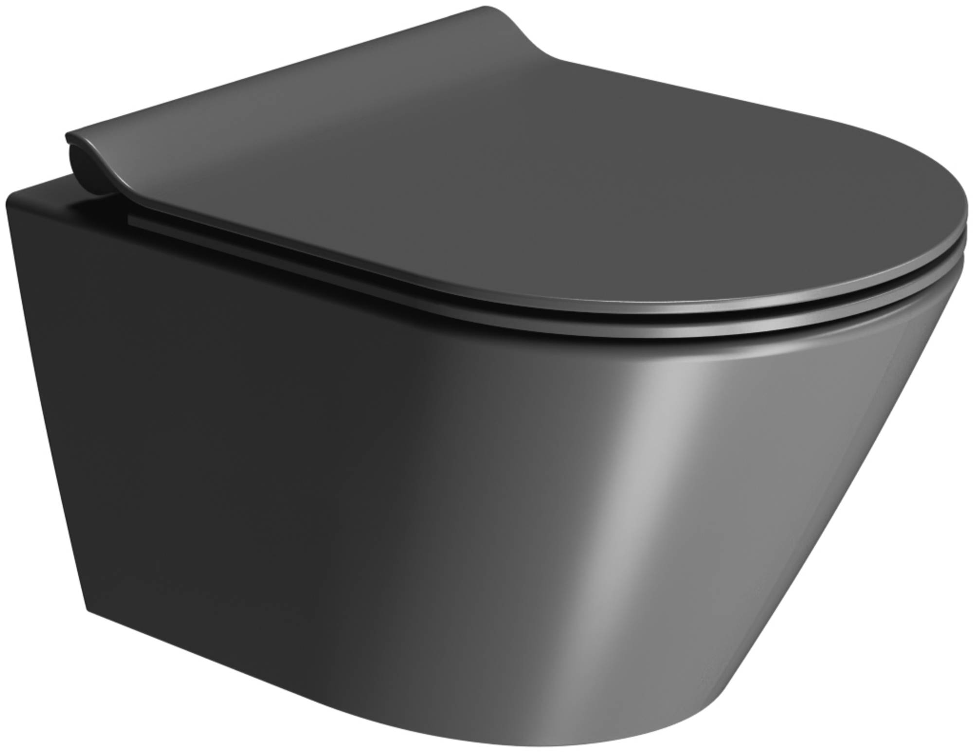 Ben Stelvio toilet compact Xtra glaze+ Mat zwart