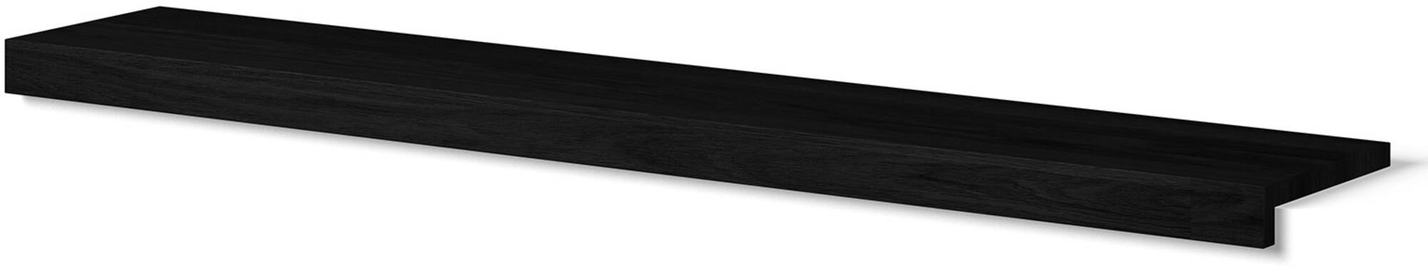 Looox Wooden Cover Afdekblad 100x25x4 cm Black