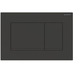 Geberit Sigma 30 Bedieningsplaat 24,6x1,2x16,4 cm Mat Zwart