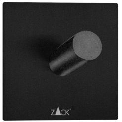 ZACK Duplo Handdoekhaak Vierkant 5x5 cm Zwart