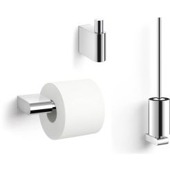 ZACK Atore toilet accessoiresset 3-in-1 RVS Glans