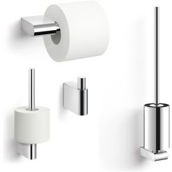 ZACK Atore toilet accessoiresset 4-in-1 RVS Glans