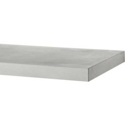 Ben Vario Wastafelblad beton t.b.v. kom, 80x51x4cm, zonder opdikking, grijs