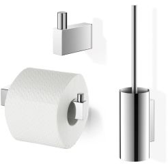 ZACK Linea toilet accessoireset 3-in-1 RVS Glans