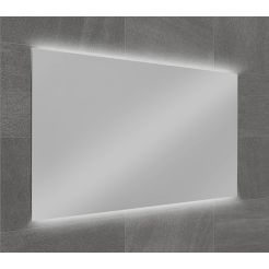 Ben Vario Fiano spiegel met 2x LED verlichting (onder/boven) met schakelaar 100x75cm