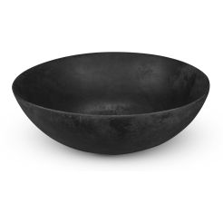 Looox Ceramic Raw Waskom Ø 40x15 cm Raw Black