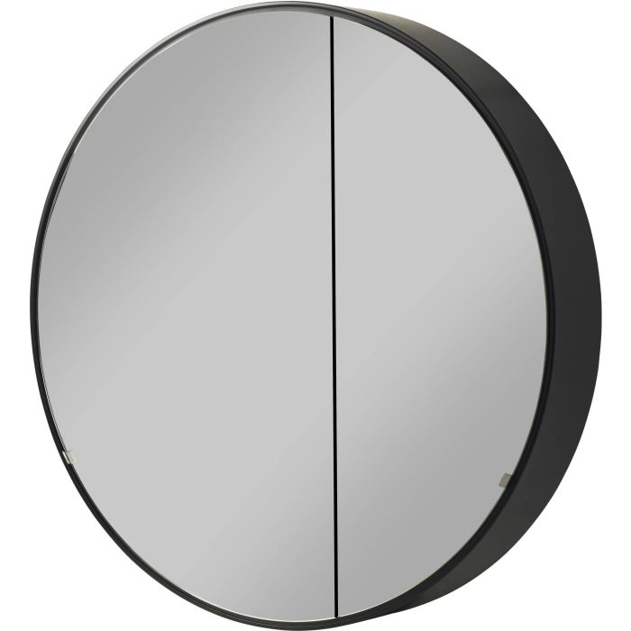 Ben Ingiro Ronde spiegelkast 90 cm Zwart -