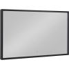 Saniselect Spiegel 100x4,6x60 cm met LED verlichting en Verwarming Mat Zwart