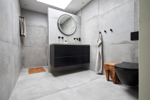 Betonlook badkamers
